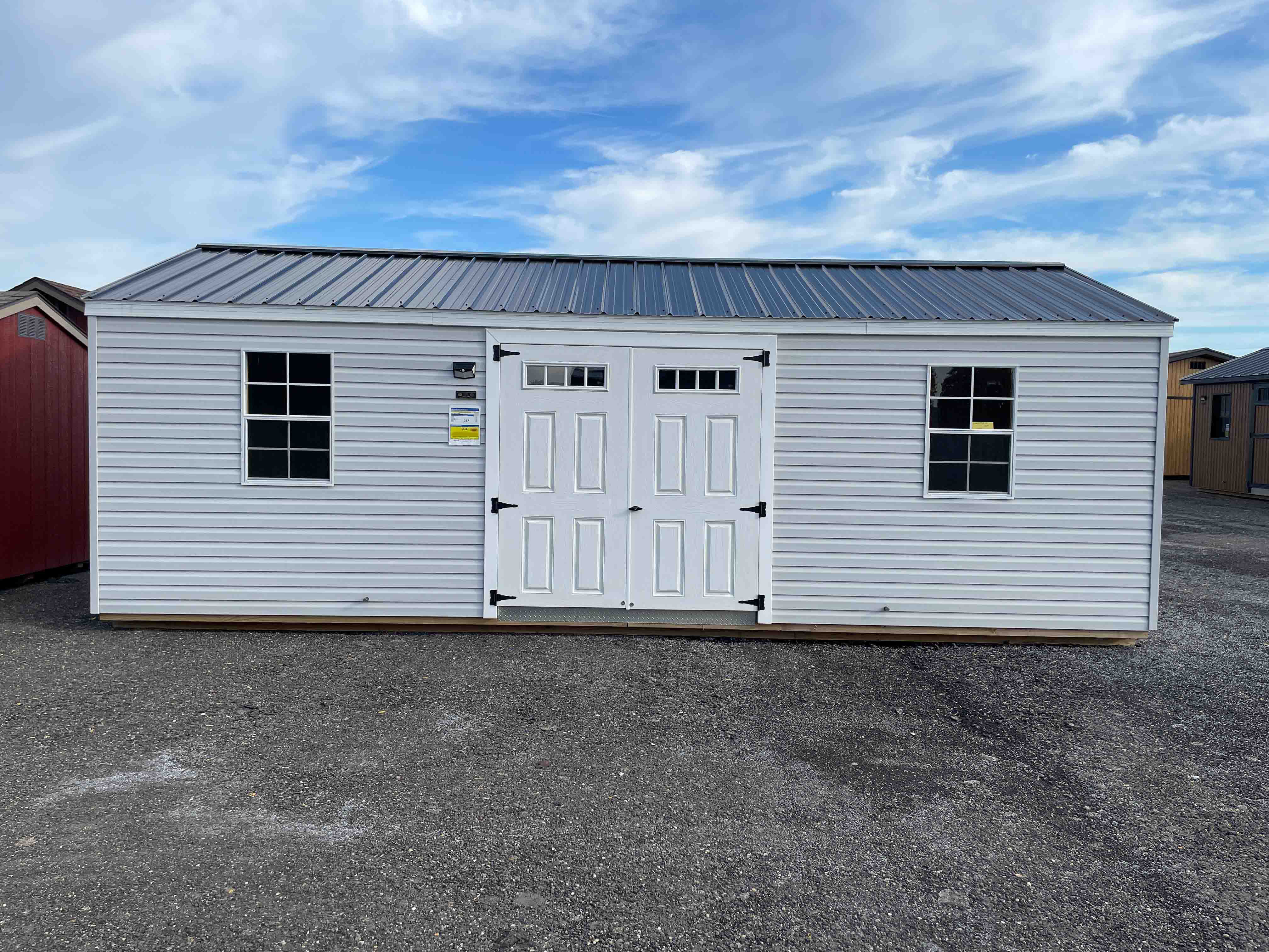 Sheds With Vinyl Siding 12x24 Executive Vinyl Shed