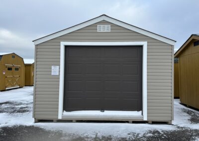 14x28 shed with garage door