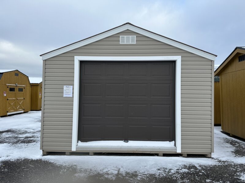14x28 shed with garage door