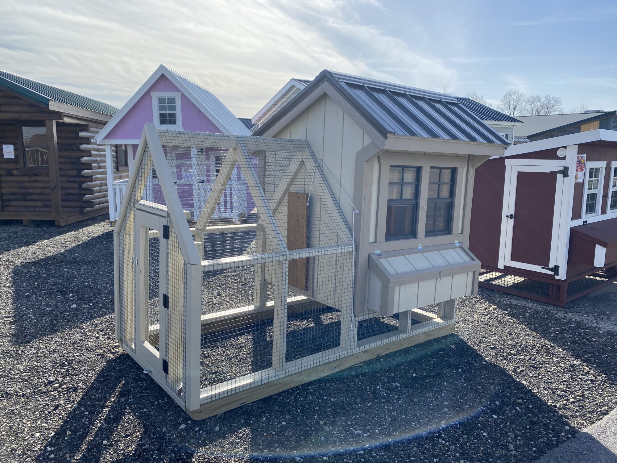 4x4 Chicken Coop with Run Hartville Outdoor Products