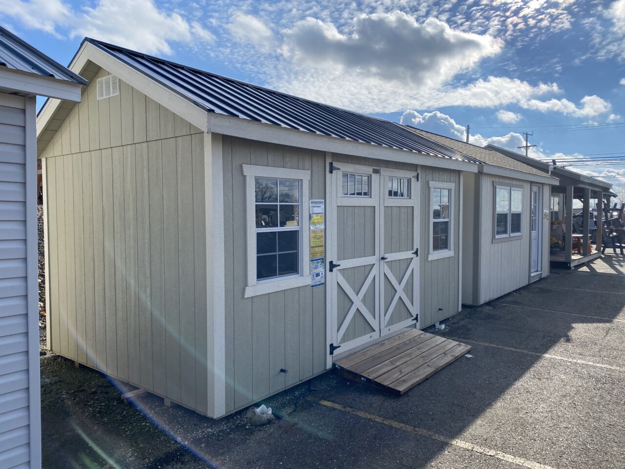 Backyard Wood Storage Sheds Hartville Outdoor Products