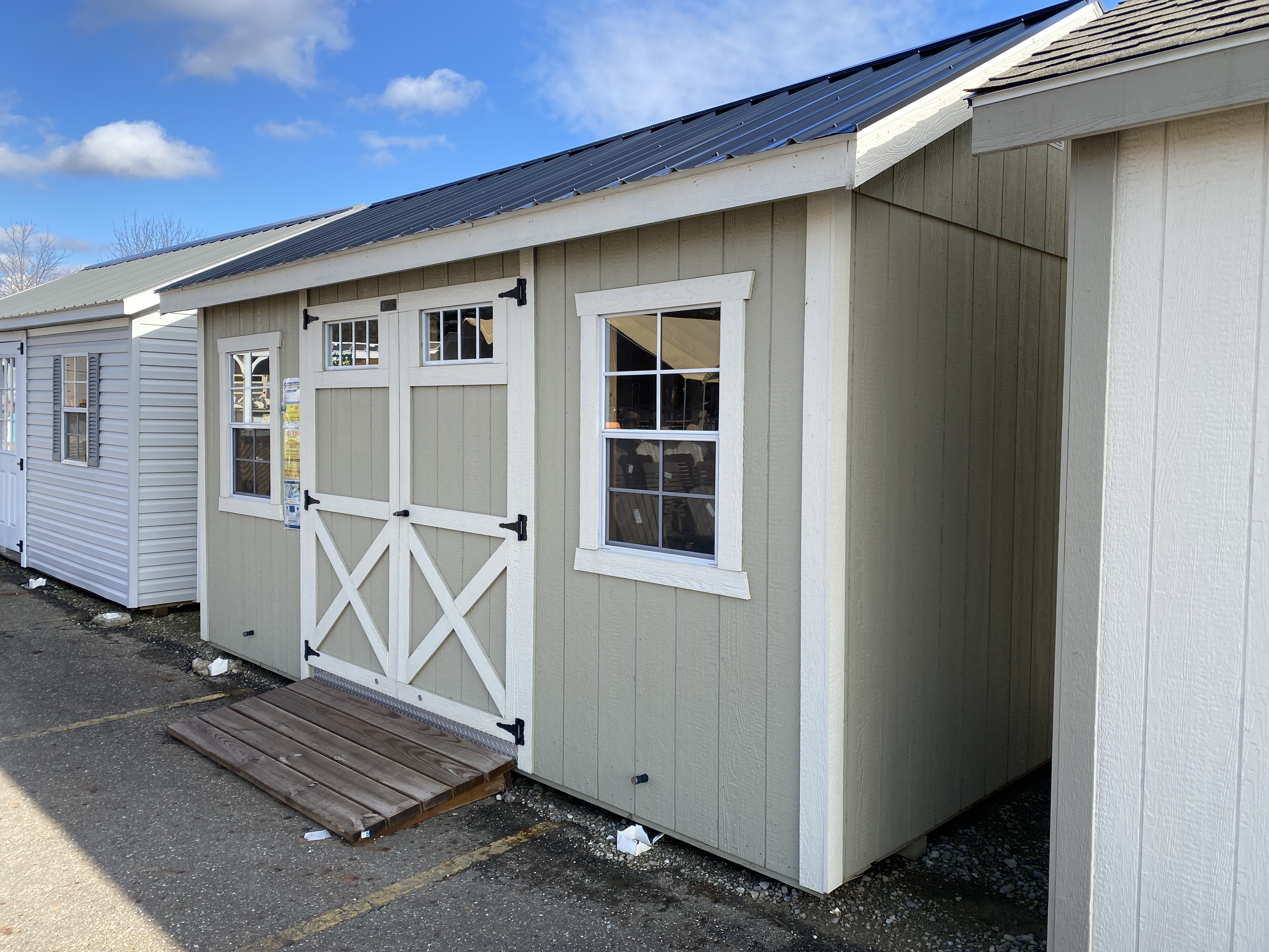 backyard wood storage sheds