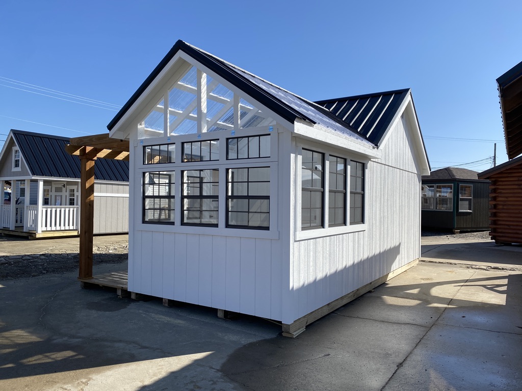 combi greenhouse and shed