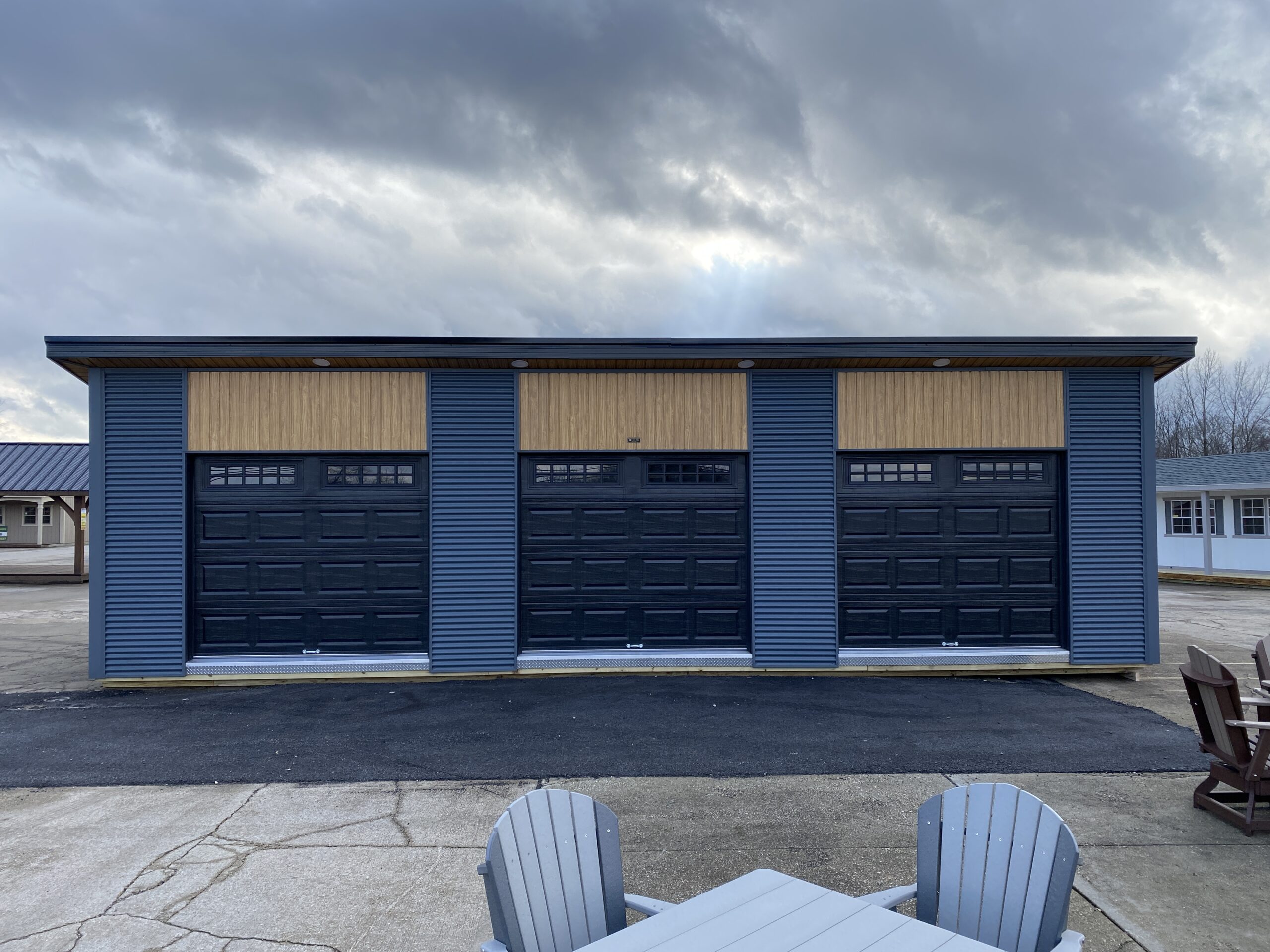 Slanted Roof Garages | Slant Roof Garage