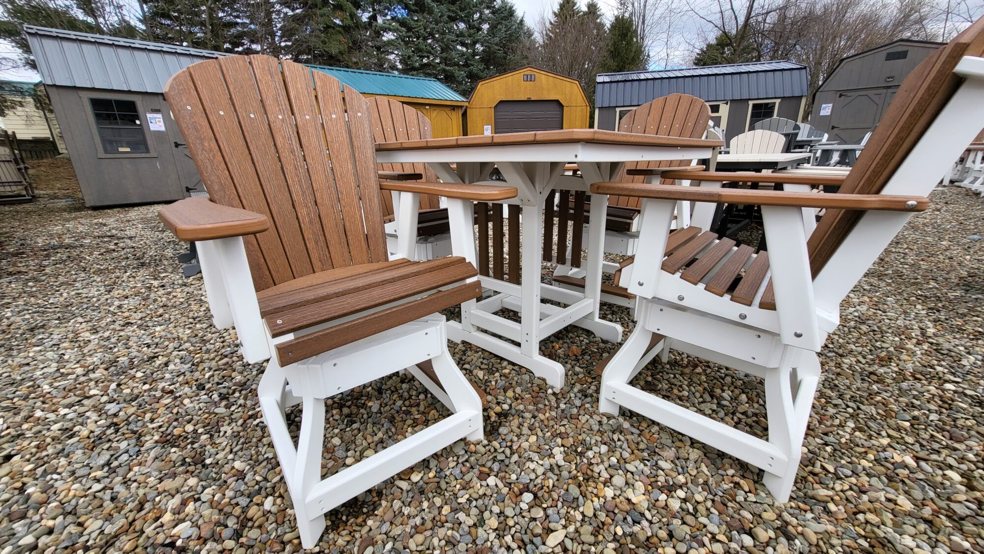 HOP Square Outdoor Table Dining Set Hartville Outdoor Products