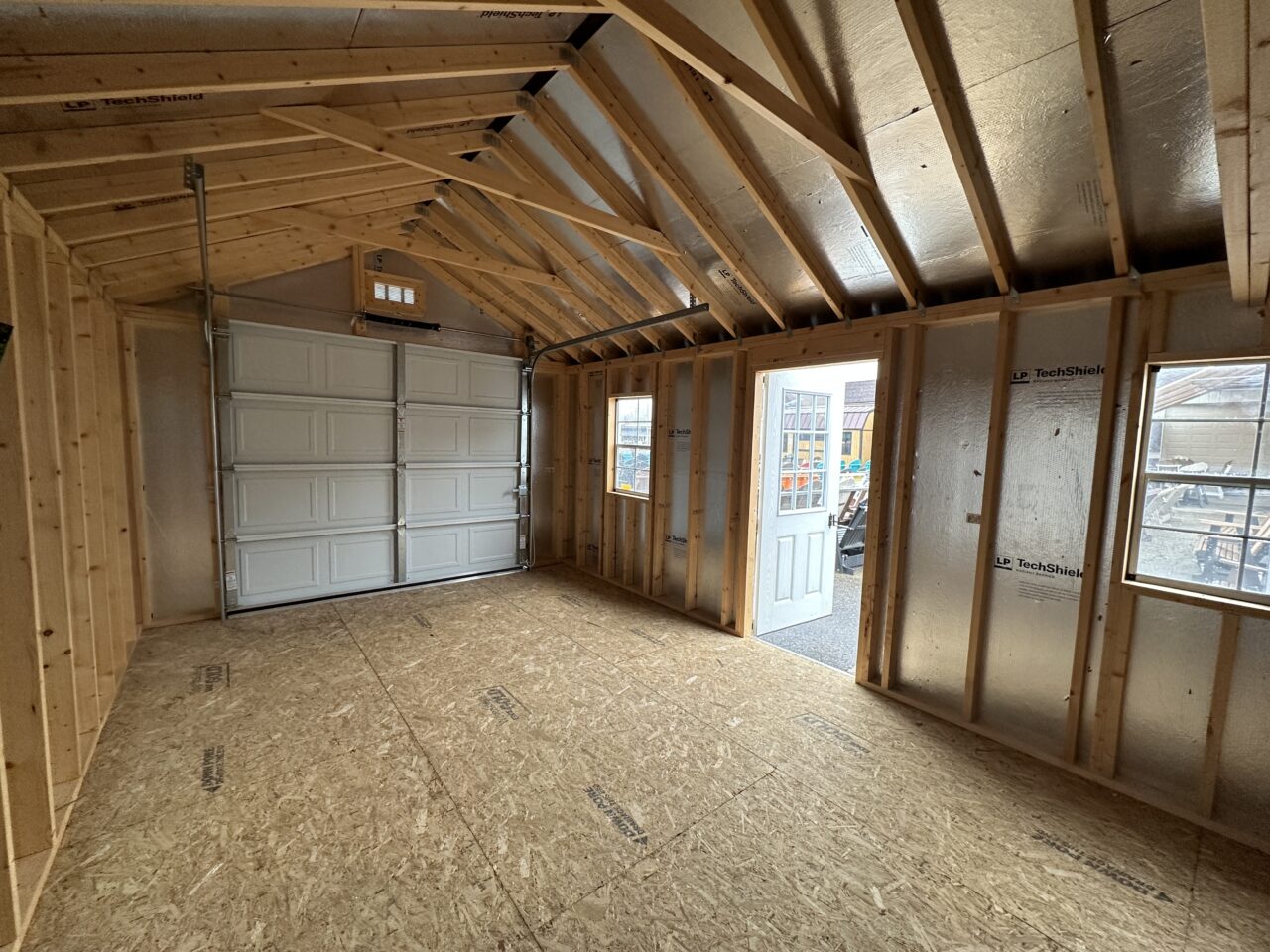 Shed With Garage Door Hartville Outdoor Products