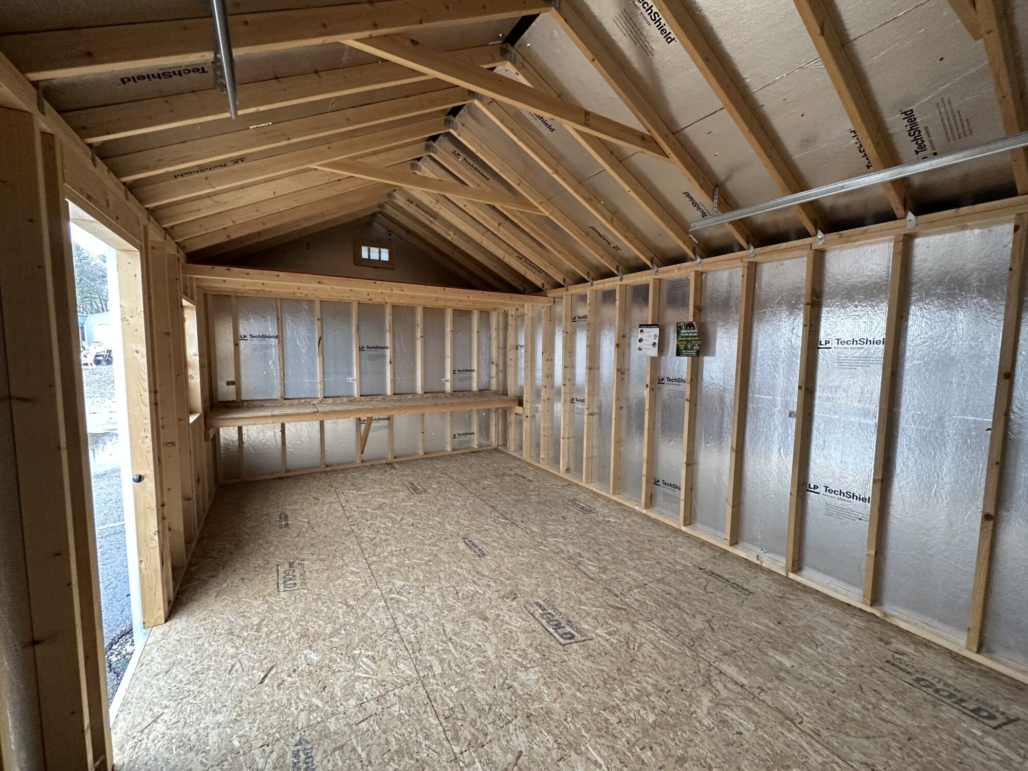 Shed With Garage Door Hartville Outdoor Products