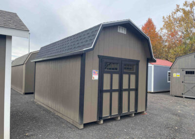 shed with shelving