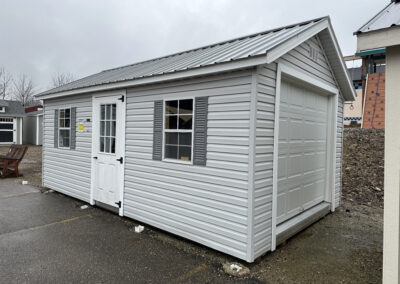 sheds with garage door