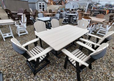 square outdoor dining tables for 6