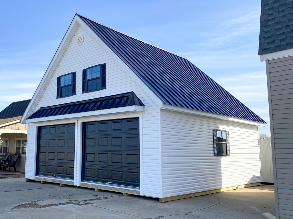 2 Story 2 Door Garage Gable 1