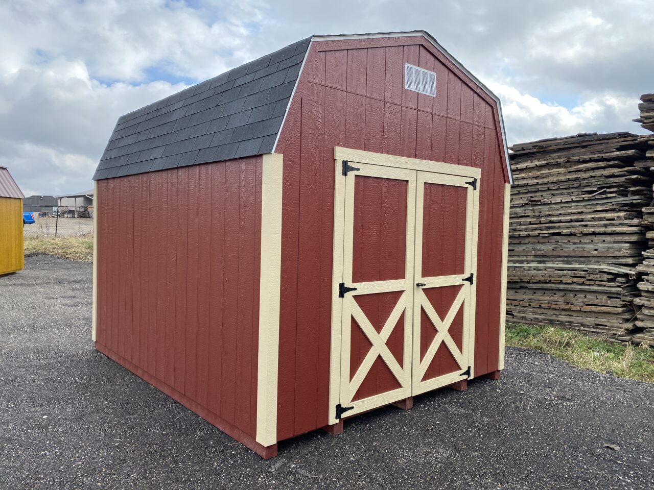 Outdoor Barns | 10x12 Classic Red Painted Barn