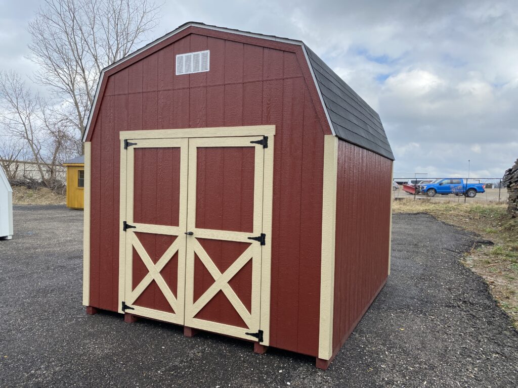 Outdoor Barns | 10x12 Classic Red Painted Barn