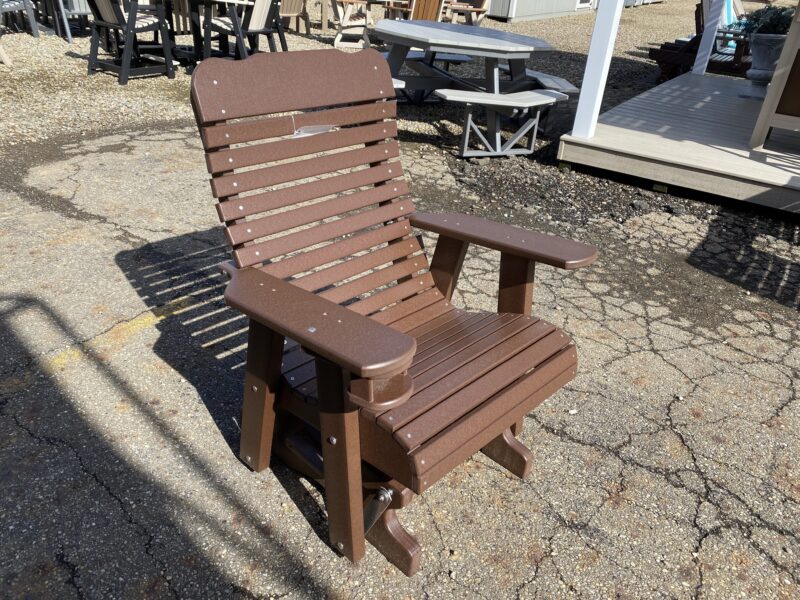 outdoor wooden glider chair akron ohio