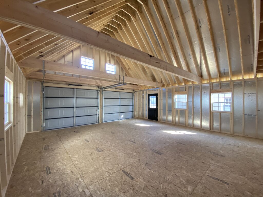 two car garage door size