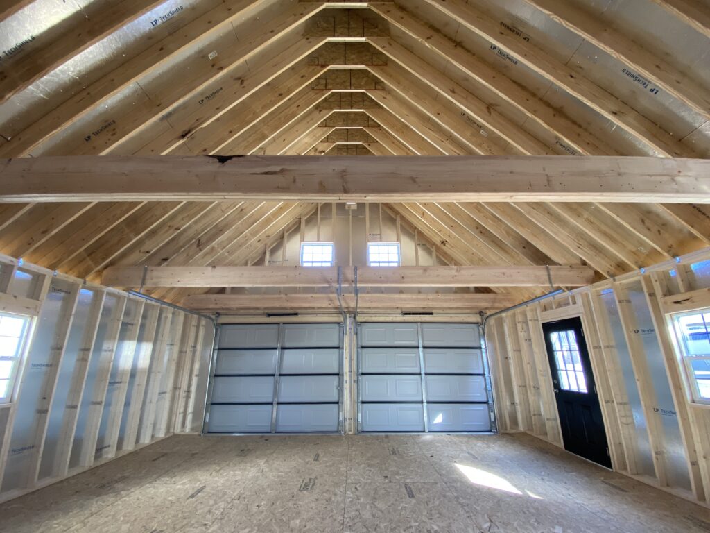 two car garage with apartment