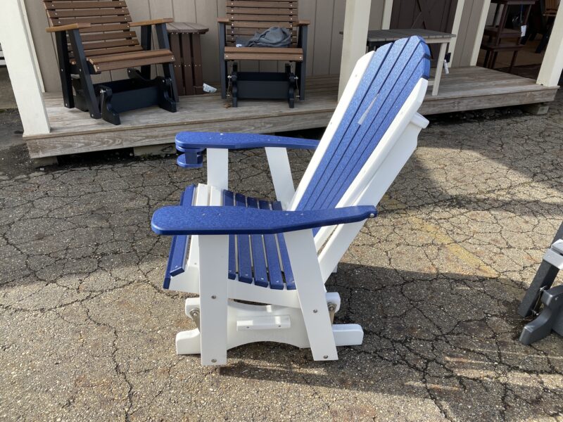 adirondack glider chair with cup holder