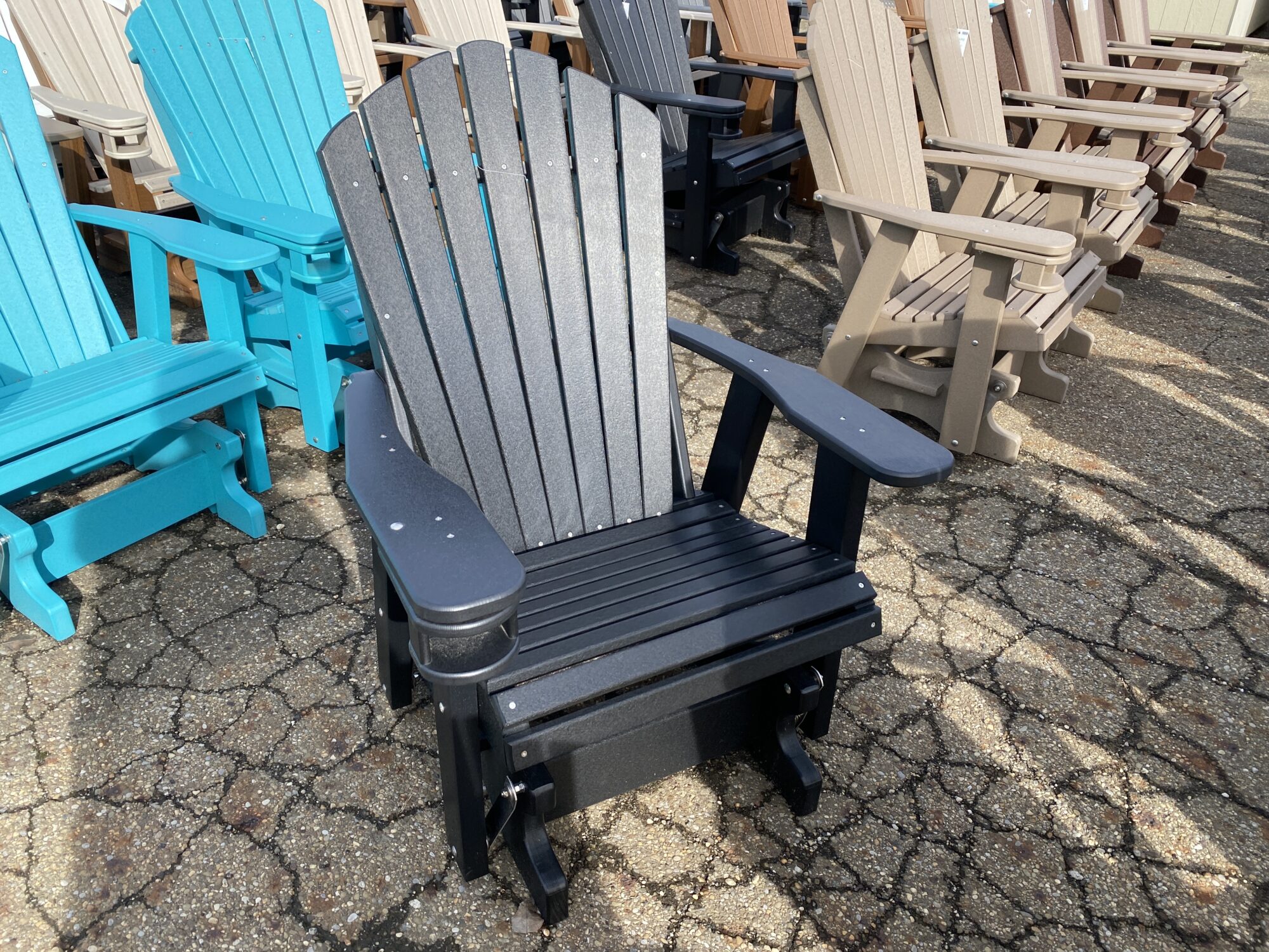black accent chair