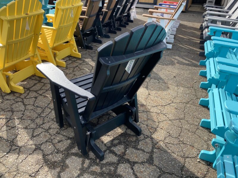 black poly adirondack chair