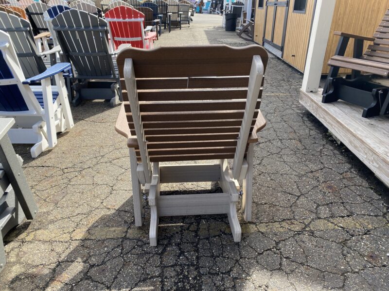 brown outdoor wicker chair