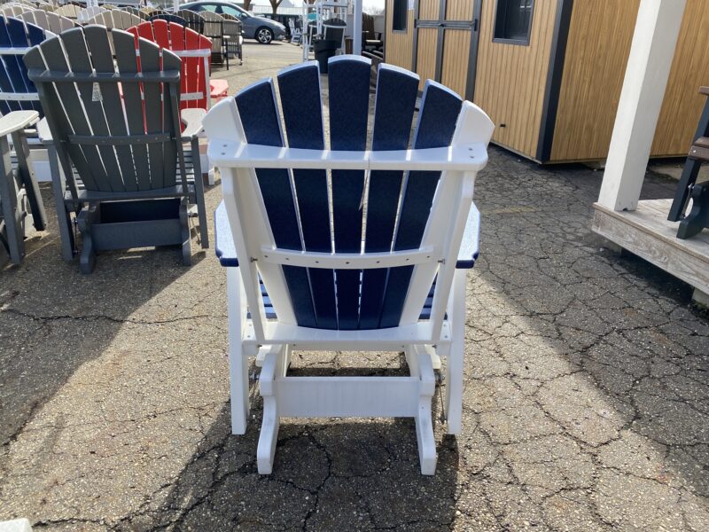 glider chair blue