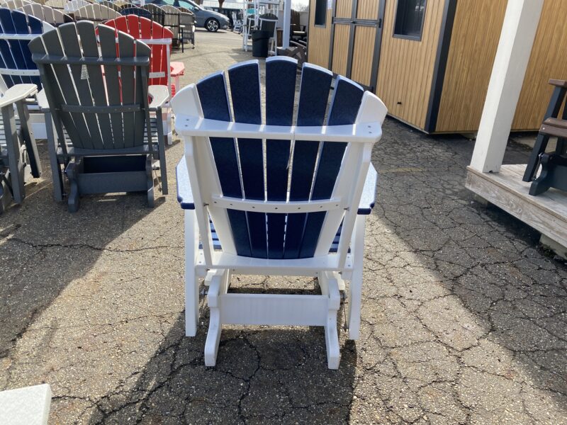 glider chair blue