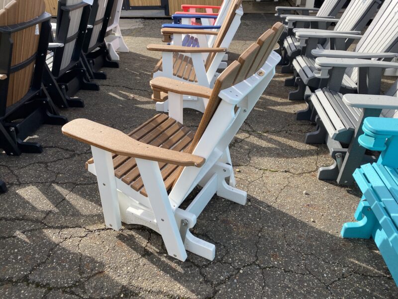 modern adirondack glider chair