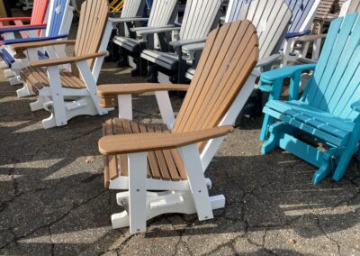 modern adirondack glider chairs