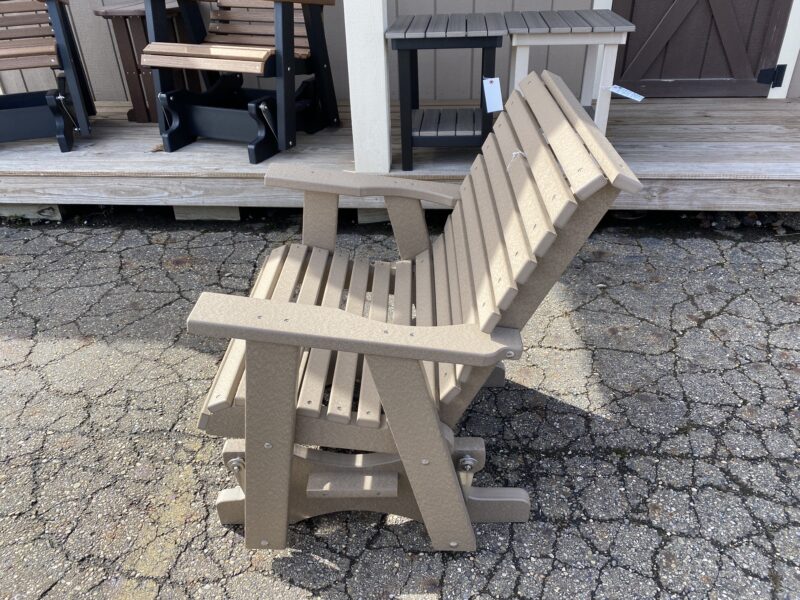 outdoor wooden glider chair near me