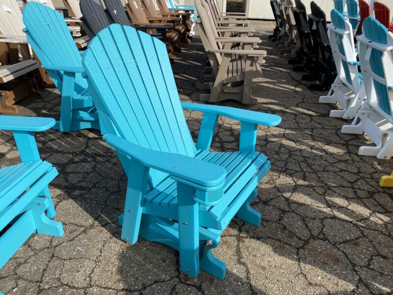 2' Adirondack Poly Outdoor Glider Hartville Outdoor Products
