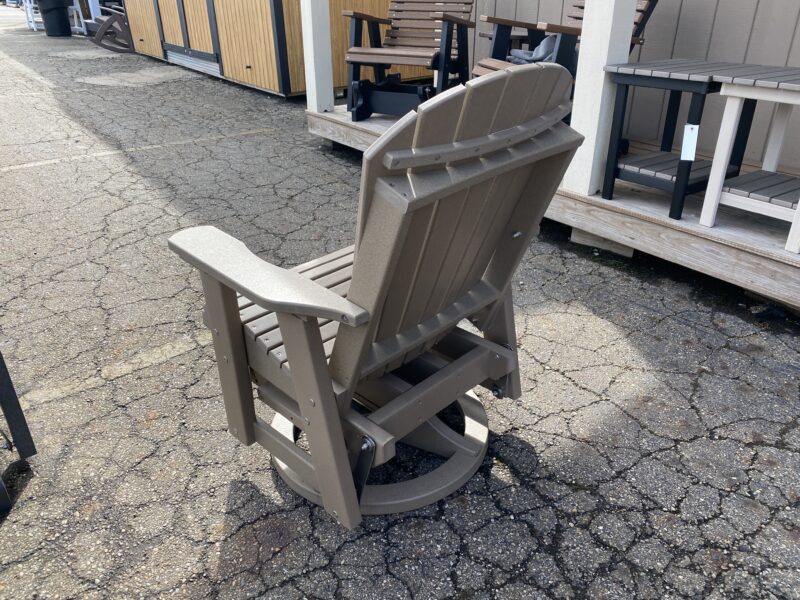 poly swivel glider rocking chair