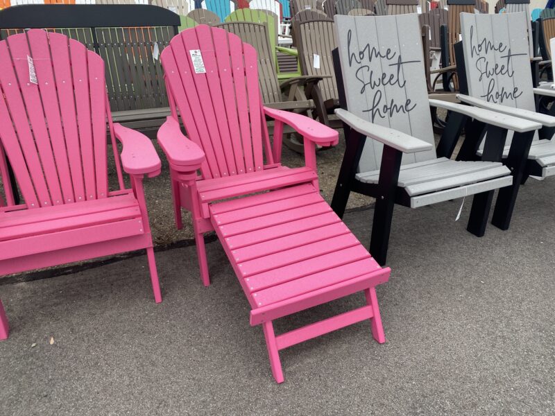 adirondack chair with foot rest