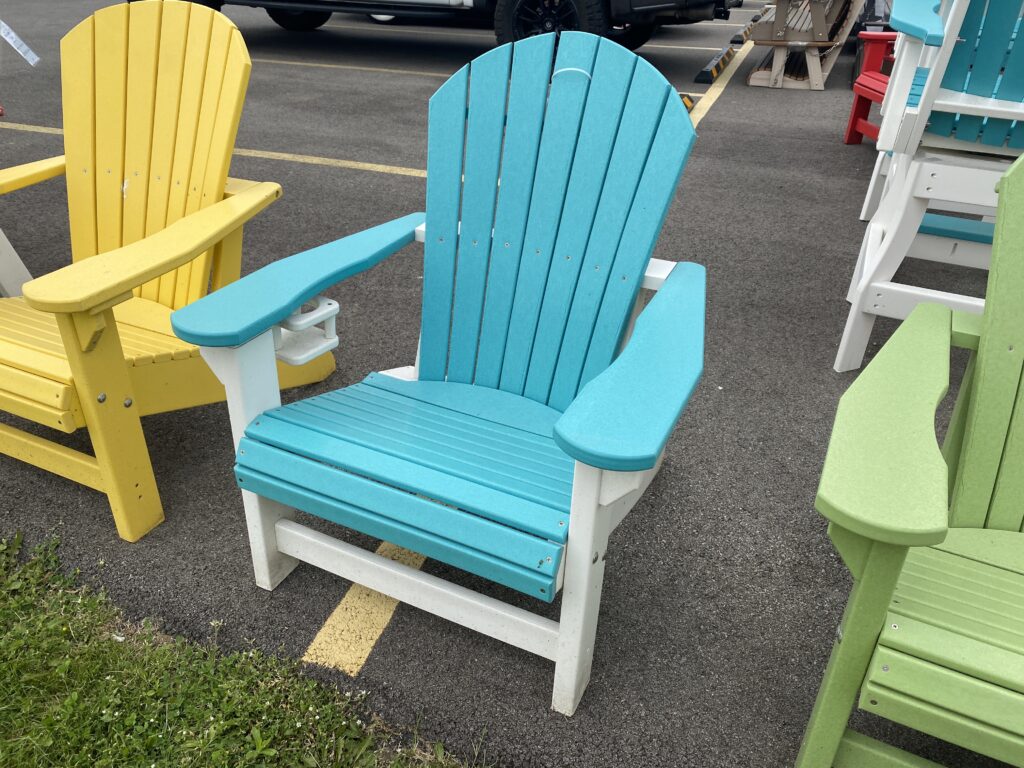 Blue Outdoor Chair | Blue Adirondack Outdoor Chair