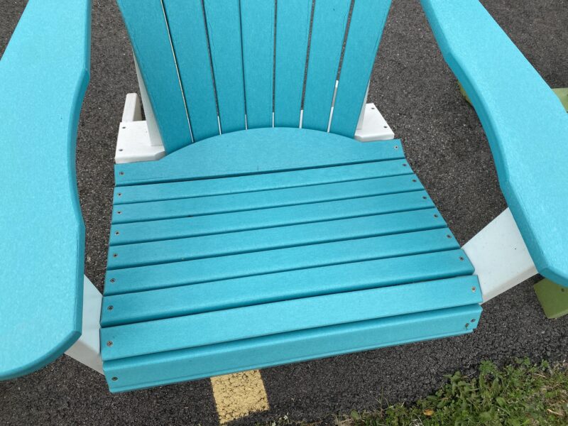 blue outdoor chair for sale