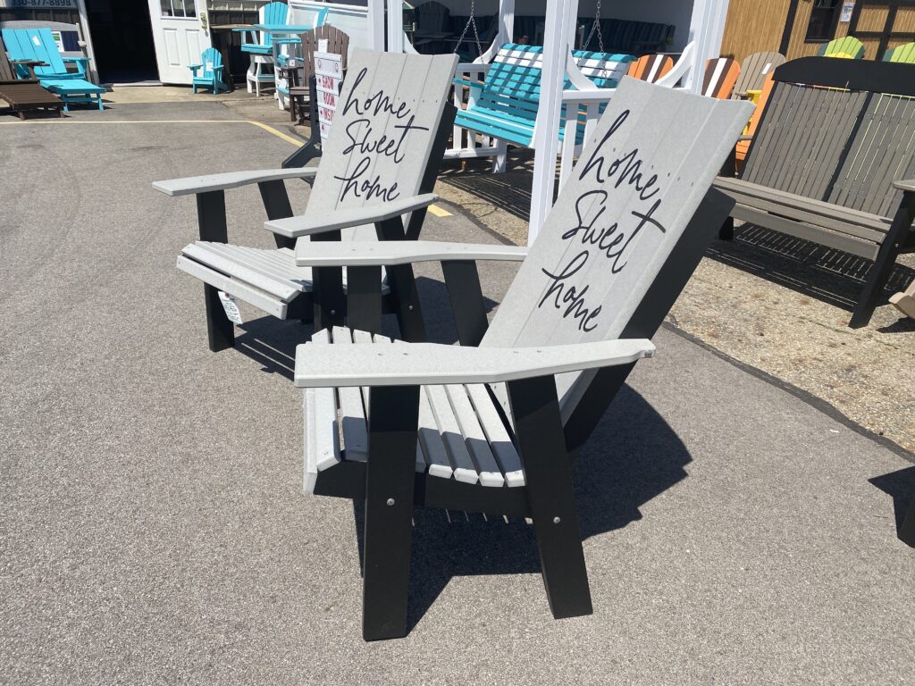 furniture barn usa premium glider adirondack chair