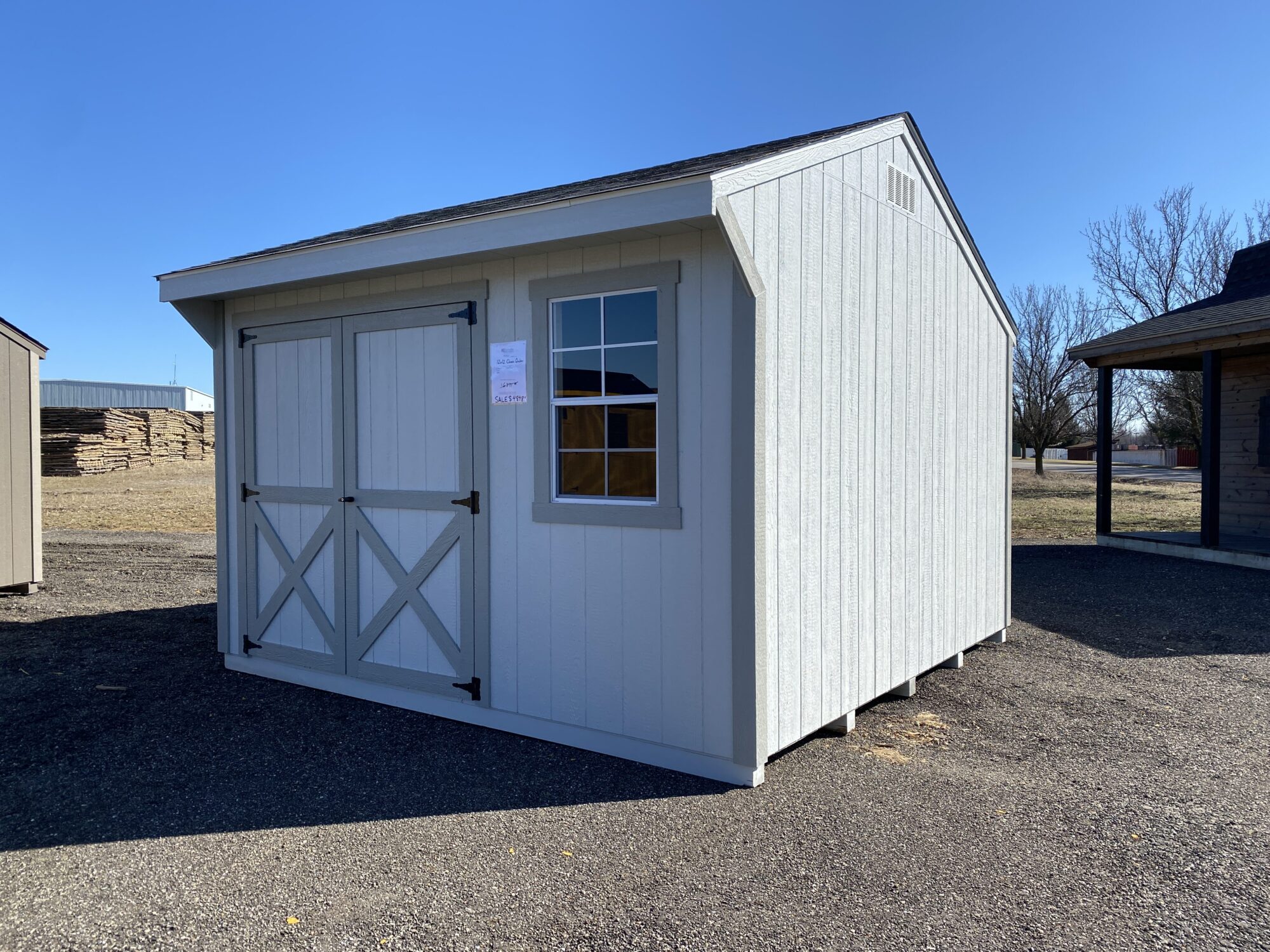 12x12 wood shed