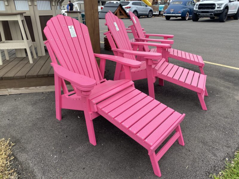 hot pink adirondack chair