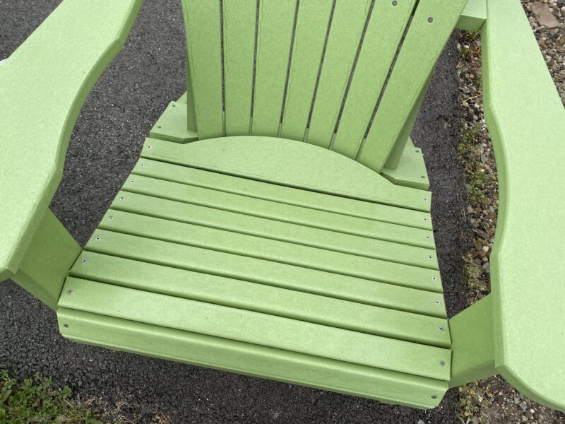 lime green outdoor chair