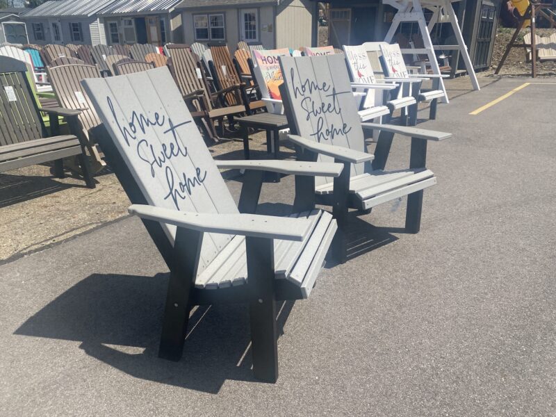 outdoor adirondack glider chair