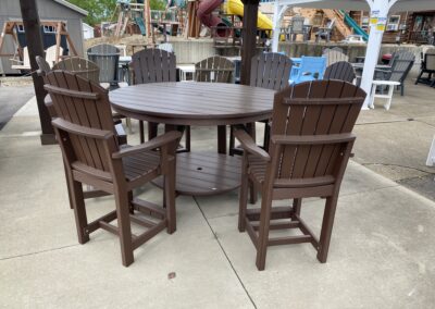 outdoor counter height table sets