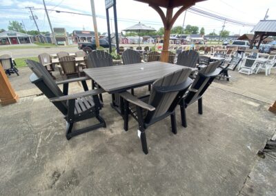 outdoor dining set for six