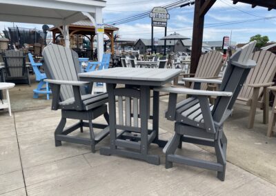 outdoor patio set round table