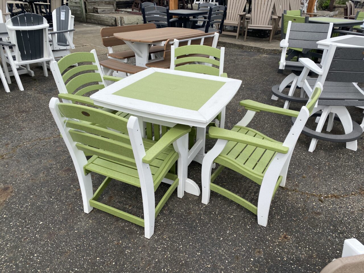Outdoor Dining Height Table Sets Outdoor Square Table Sets