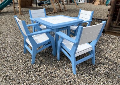 outdoor table and chair set for 4