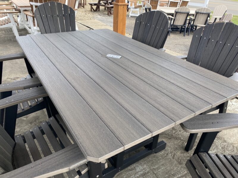 painted outdoor dining set