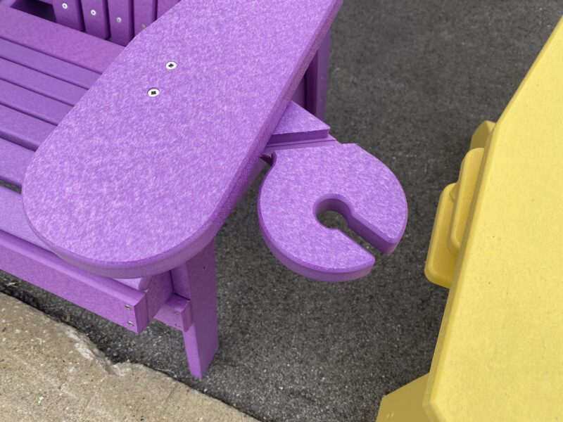 patio chair with cupholder
