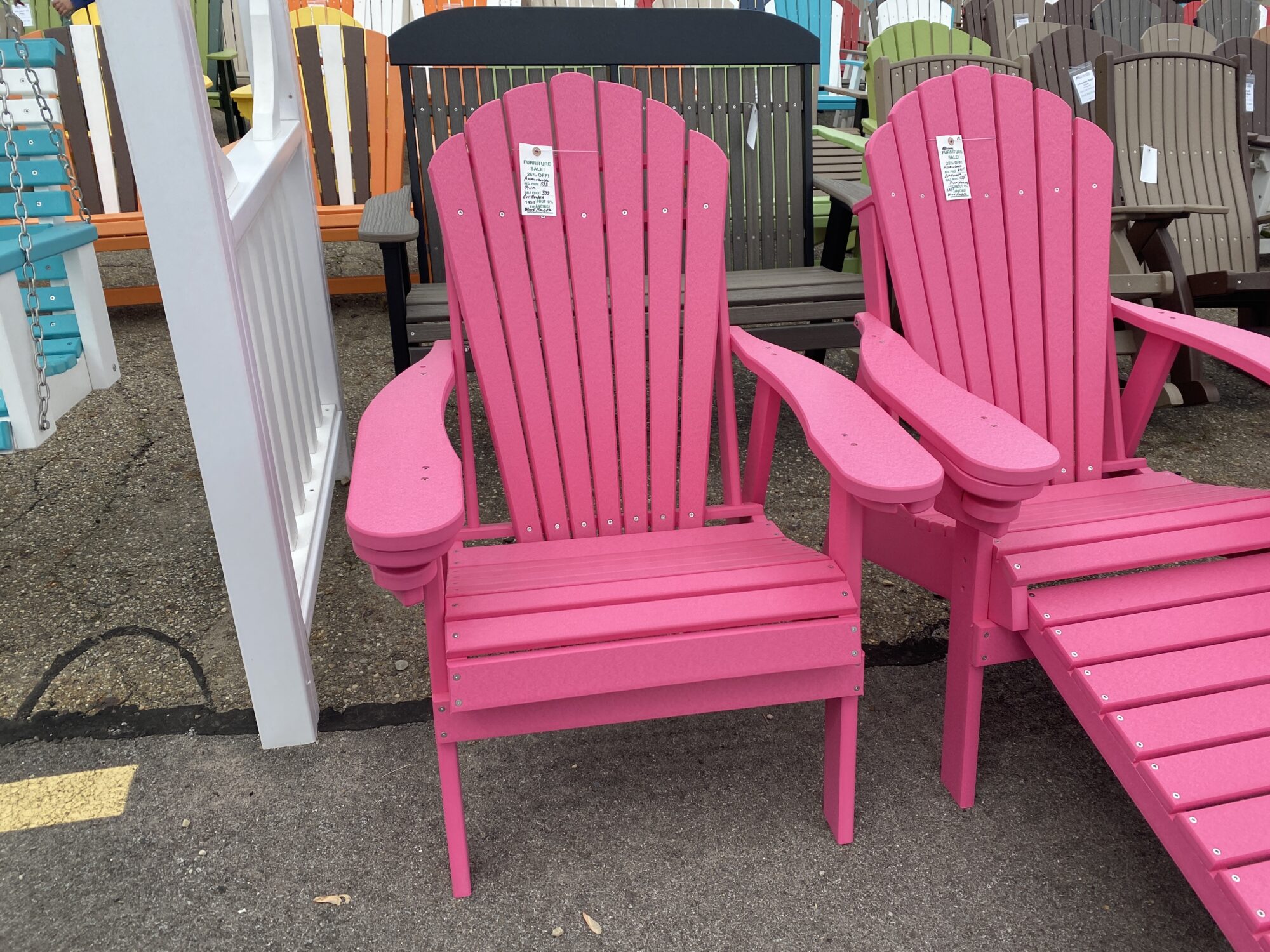 Pink Outdoor Chair Pink Adirondack Chair