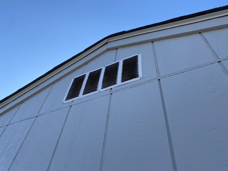 shed with windows