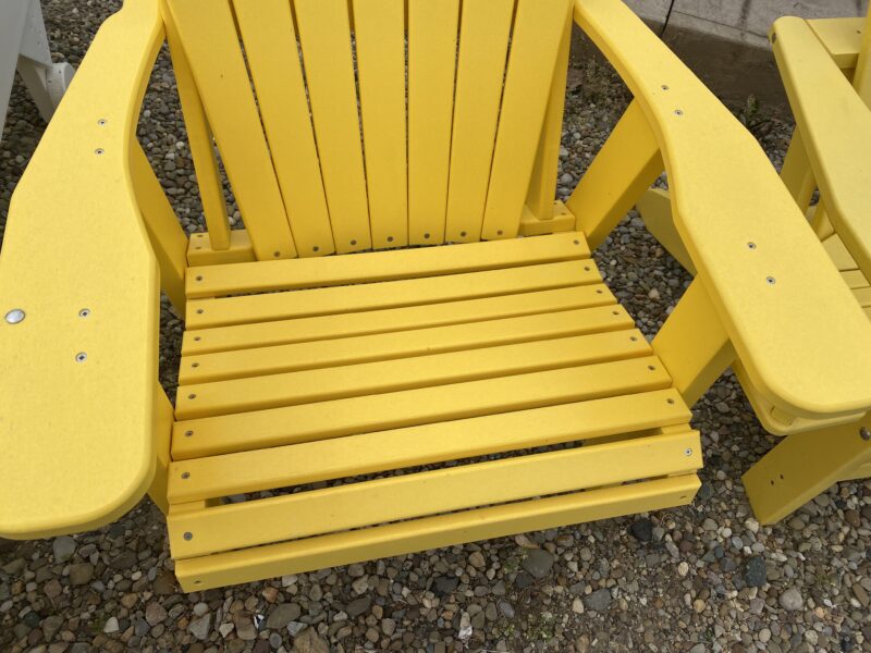 Yellow Outdoor Chair Yellow Adirondack Outdoor Chair