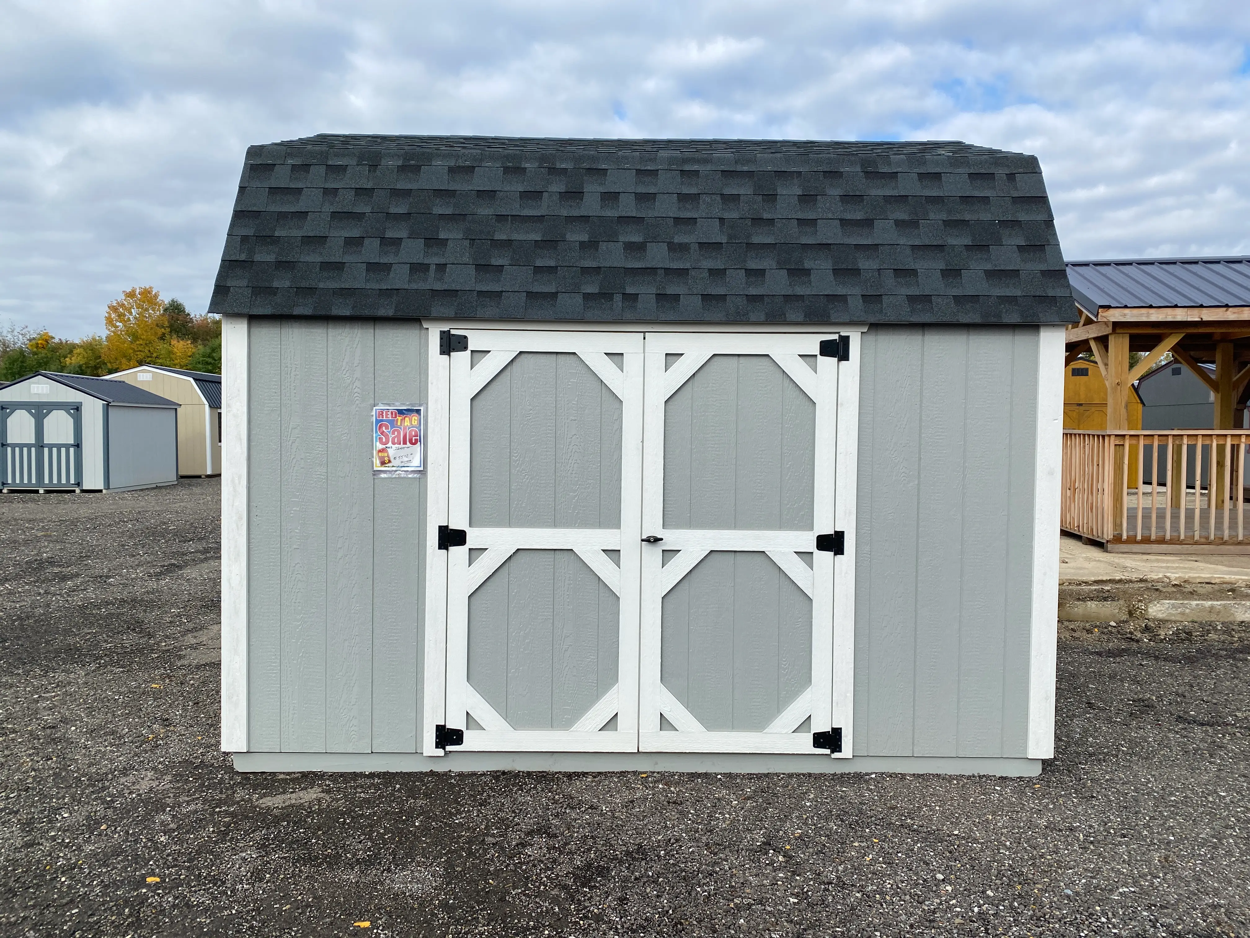10x12 lofted barn shed hartville outdoor products